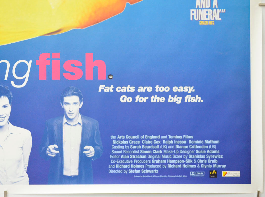 SHOOTING FISH (Bottom Right) Cinema Quad Movie Poster