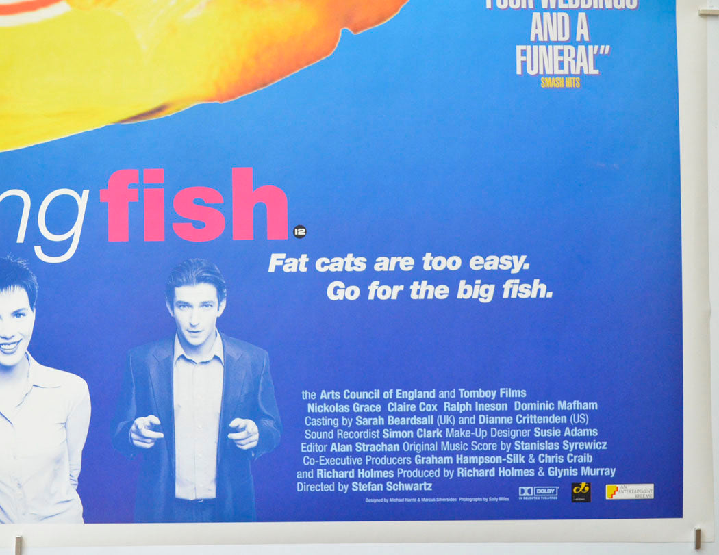 SHOOTING FISH (Bottom Right) Cinema Quad Movie Poster