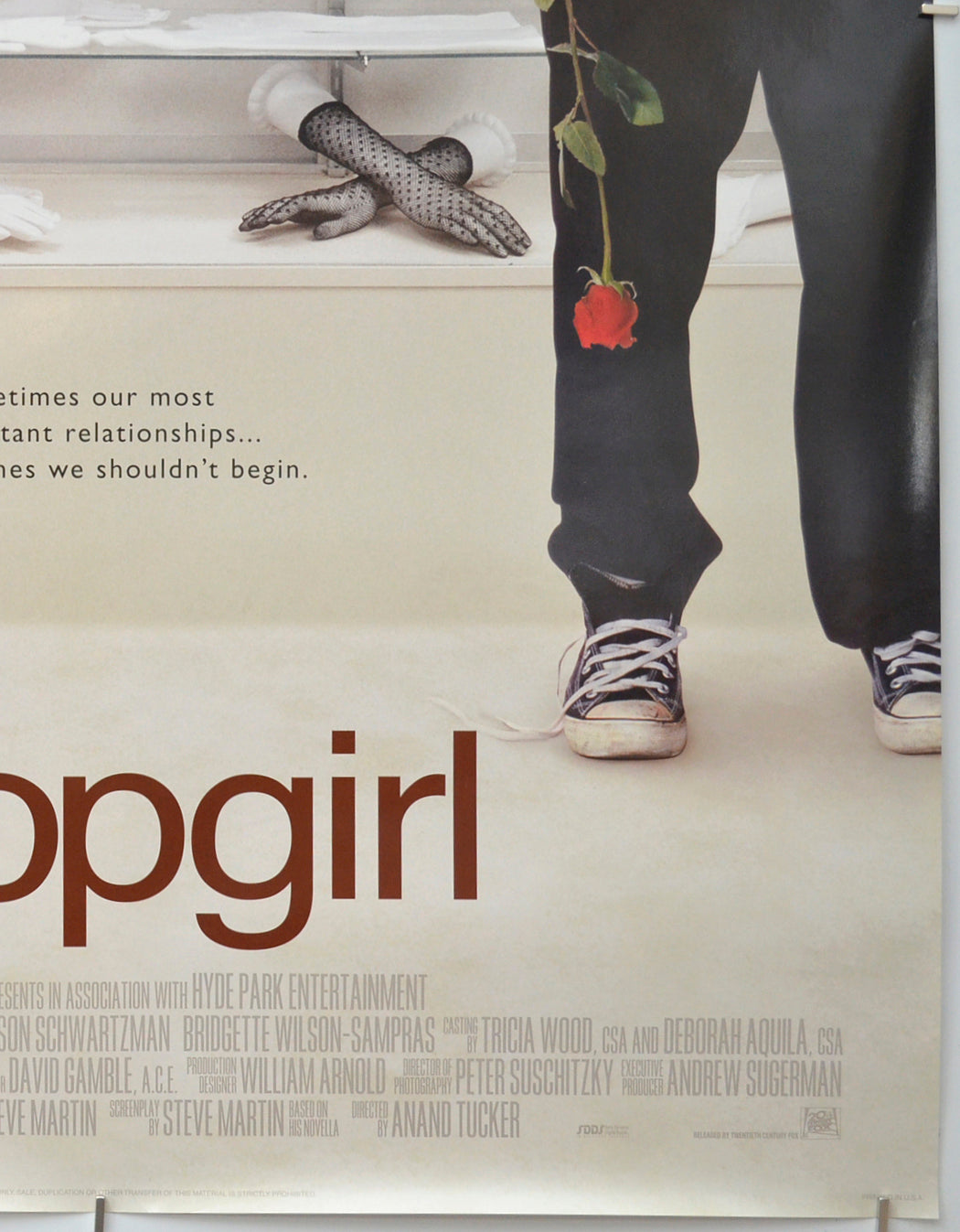 SHOPGIRL (Bottom Right) Cinema One Sheet Movie Poster