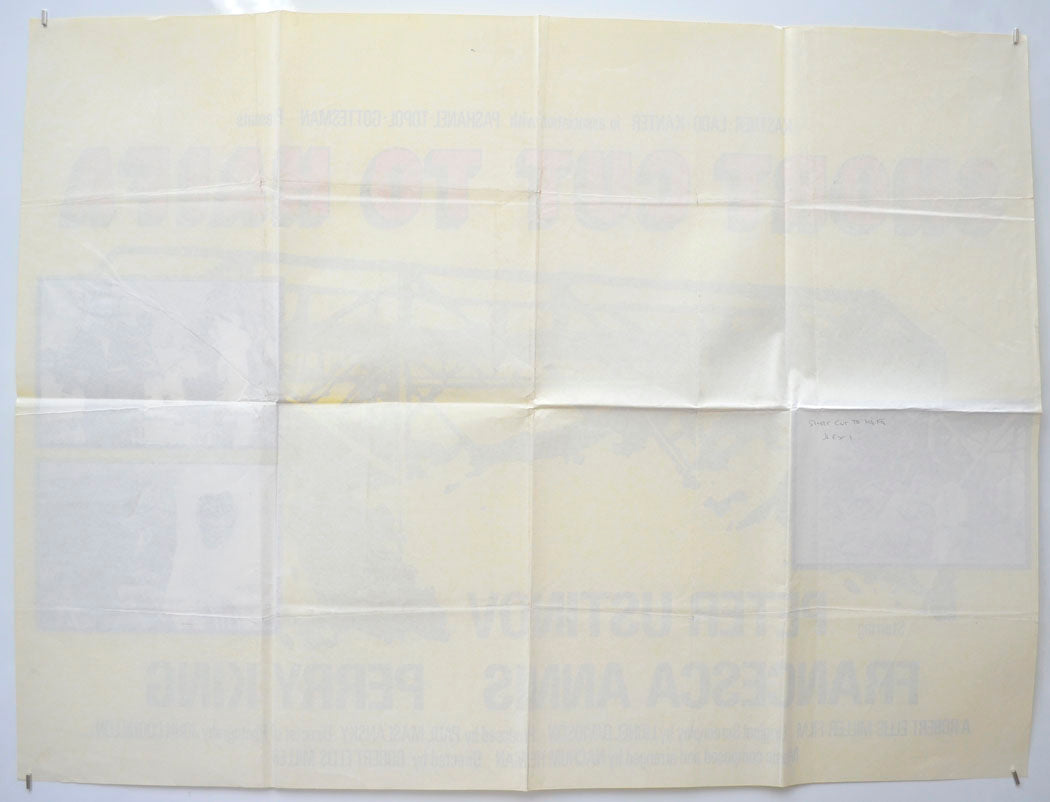 SHORT CUT TO HAIFA (Back) Cinema Quad Movie Poster