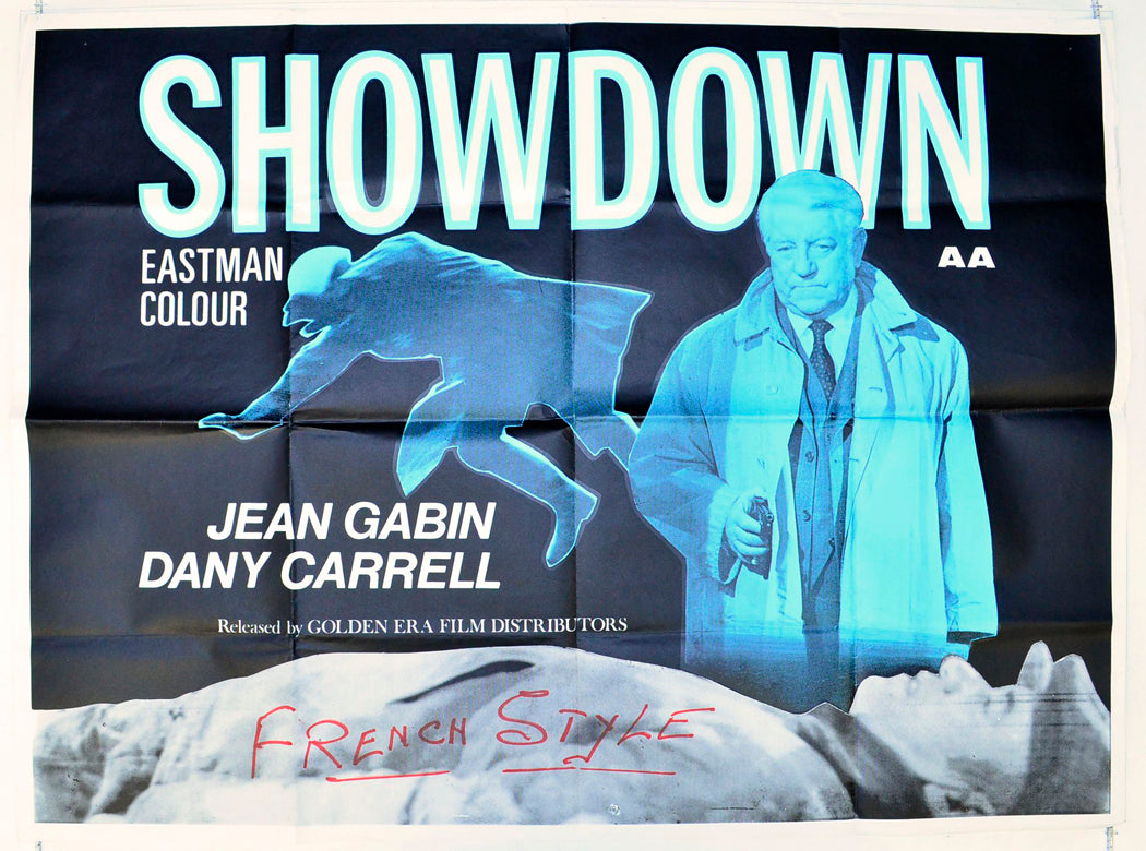 Showdown (a.k.a. Le Pacha) Original British Quad Poster - Film Poster - Movie Poster