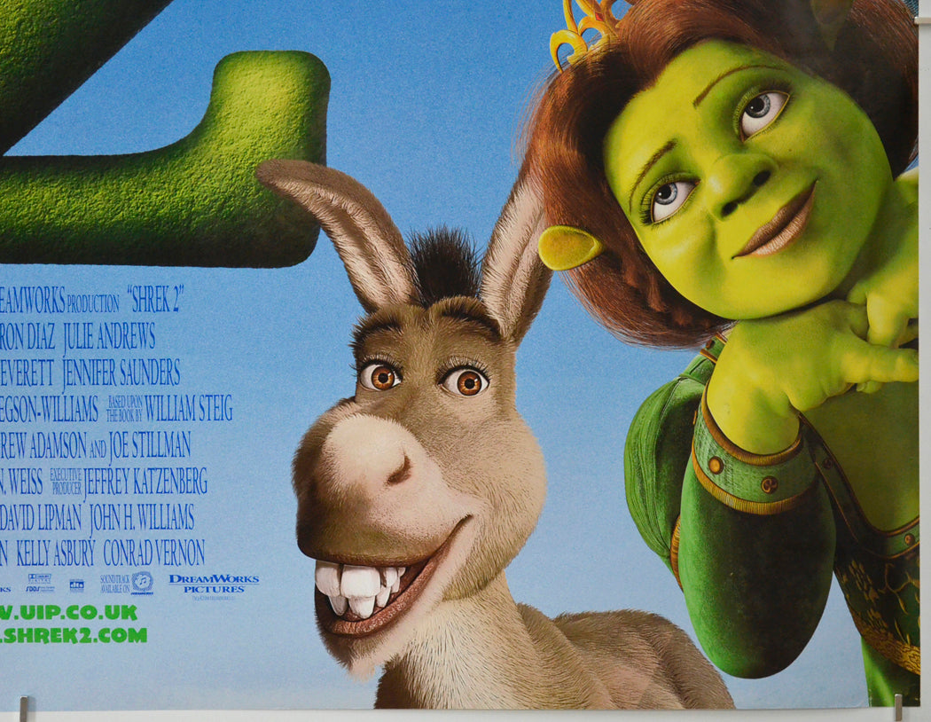 SHREK 2 (Bottom Right) Cinema Quad Movie Poster