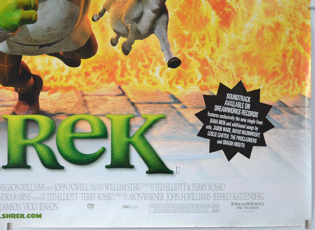SHREK (Bottom Right) Cinema Quad Movie Poster