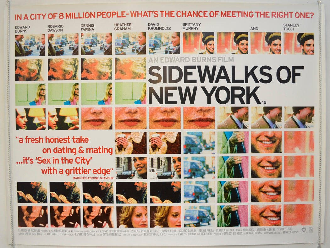 Sidewalks Of New York Original Quad Poster - Film Poster - Movie Poster