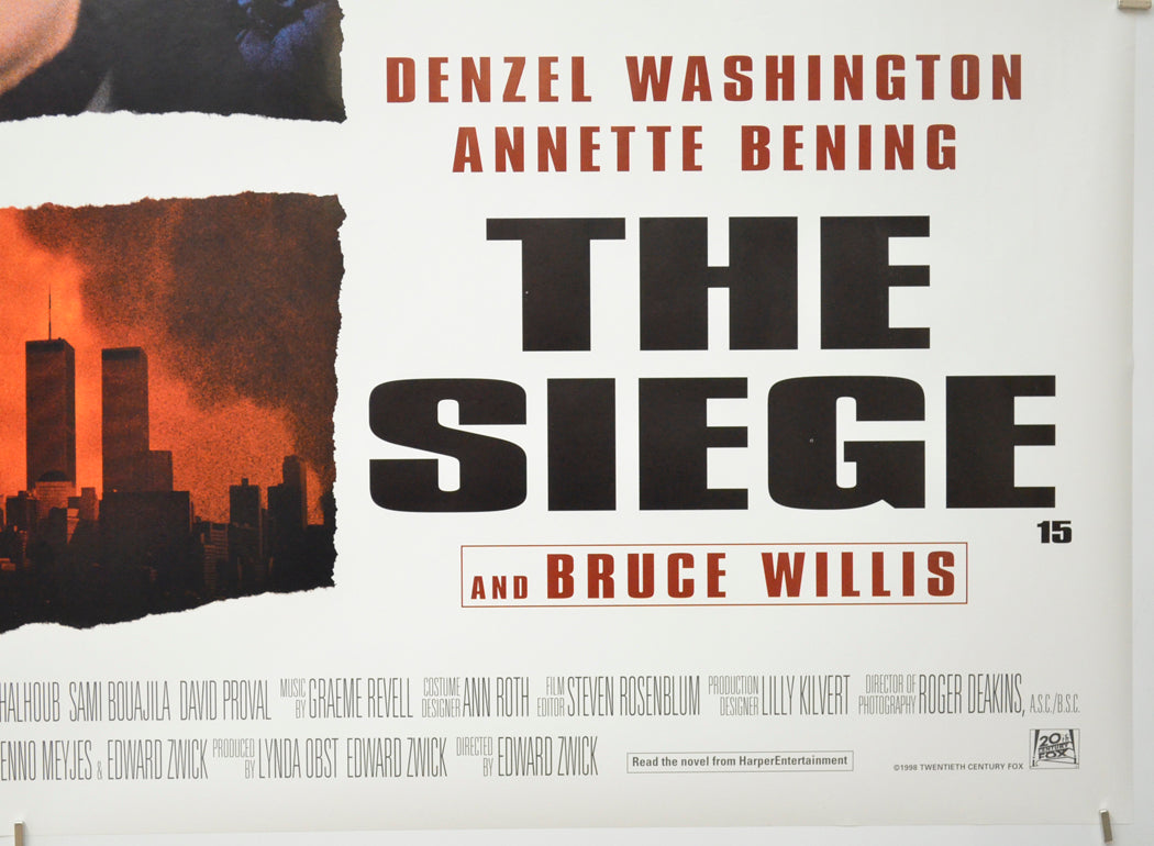 THE SIEGE (Bottom Right) Cinema Quad Movie Poster