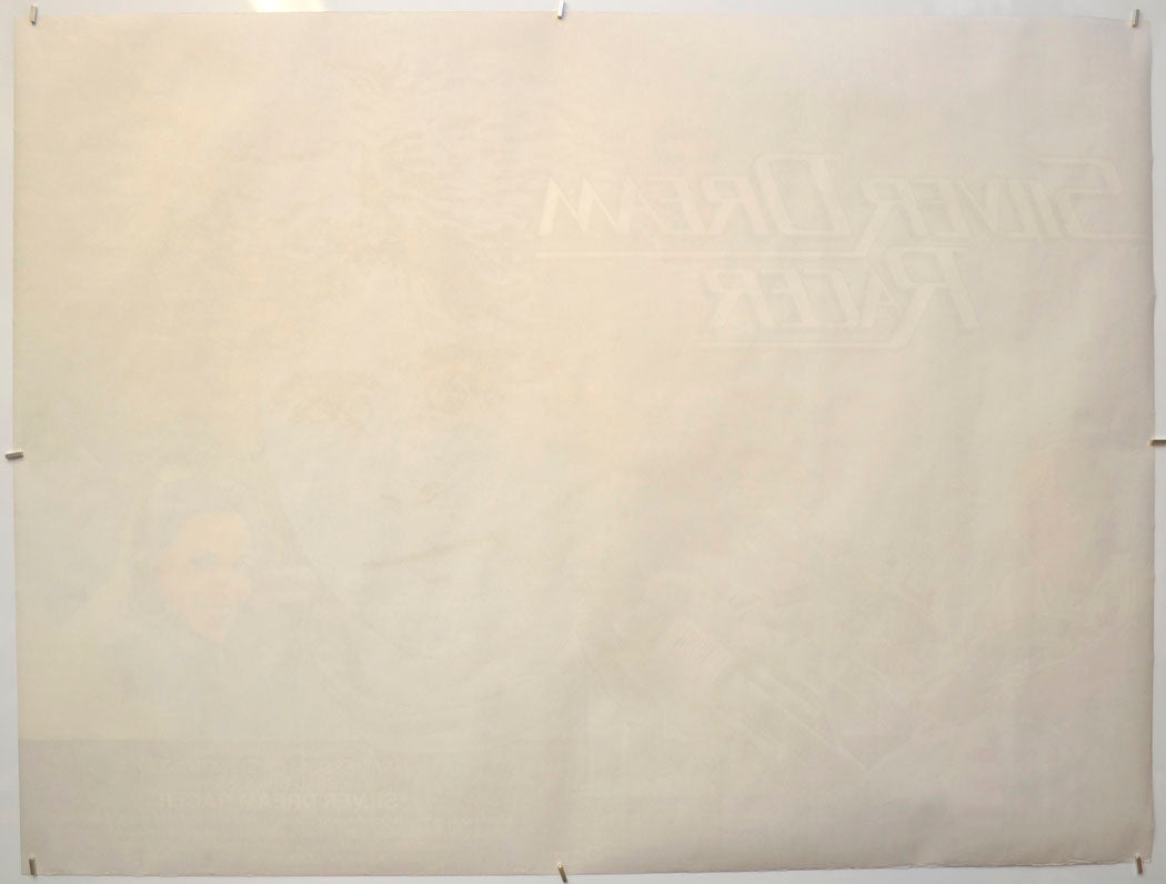 SILVER DREAM RACER (Back) Cinema Quad Movie Poster