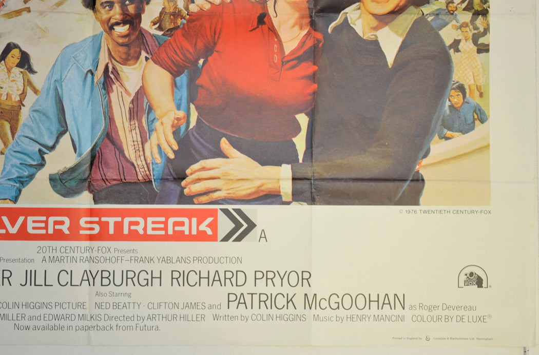 SILVER STREAK (Bottom Right) Cinema Quad Movie Poster