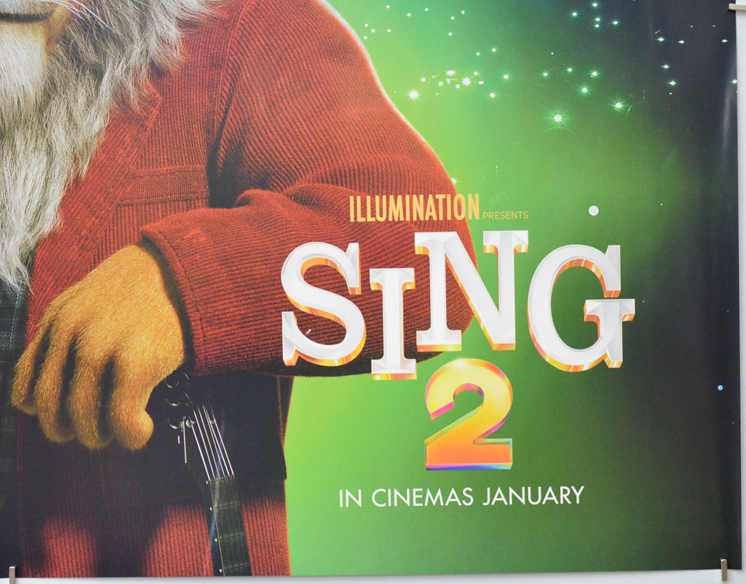 SING 2 (Bottom Right) Cinema Quad Movie Poster
