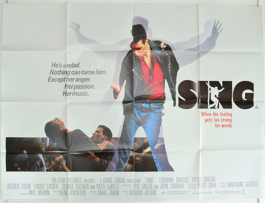 Sing Original British Quad Poster - Film Poster - Movie Poster