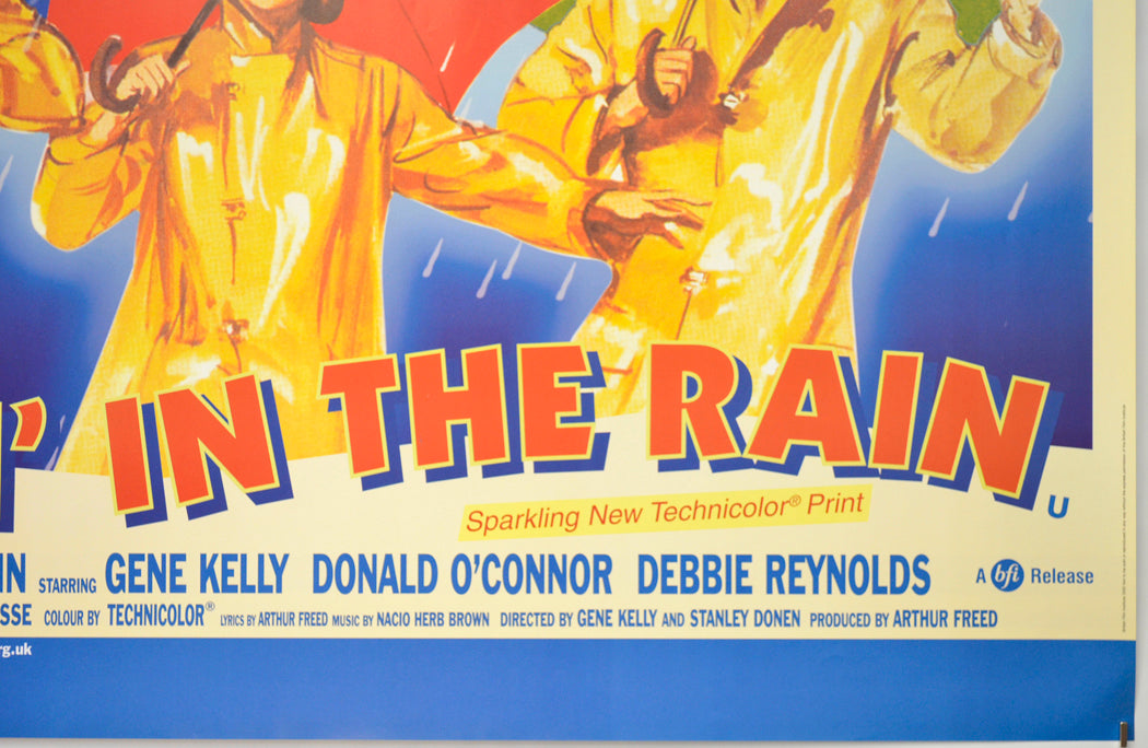 SINGIN’ IN THE RAIN (Bottom Right) Cinema Quad Movie Poster