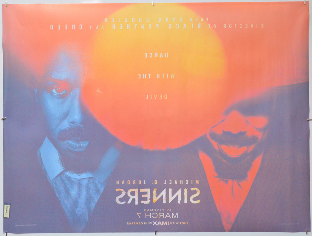Sinners (Back) Cinema Quad Movie Poster