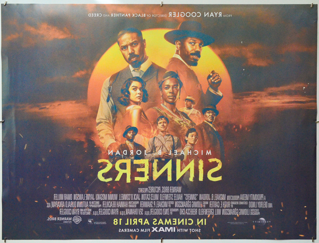 Sinners (Back) Cinema Quad Movie Poster