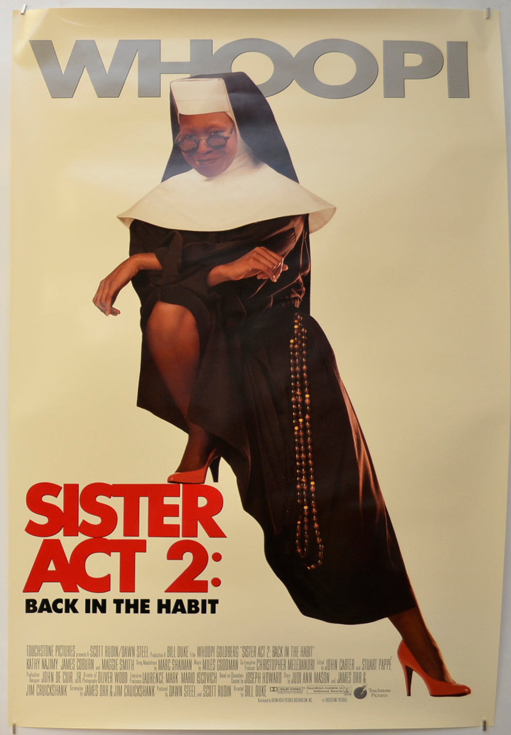 Sister Act 2 : Back In The Habbit Original One Sheet Poster - Film Poster - Movie Poster