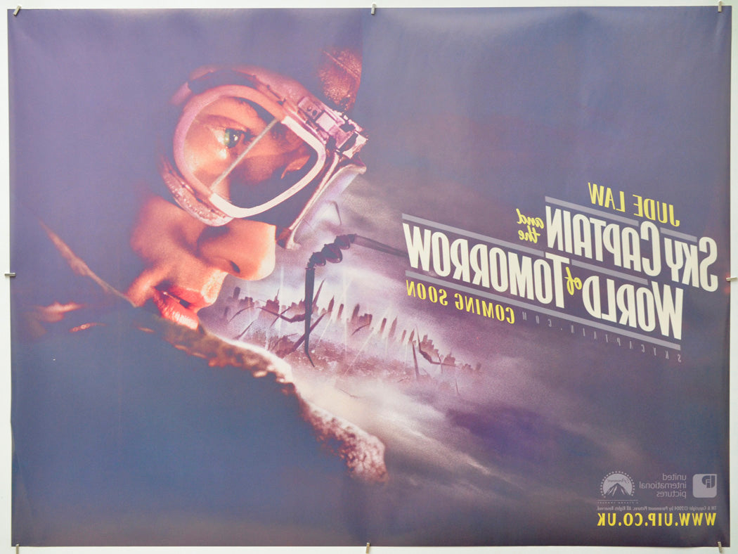 Sky Captain And The World Of Tomorrow (Back) Cinema Quad Movie Poster