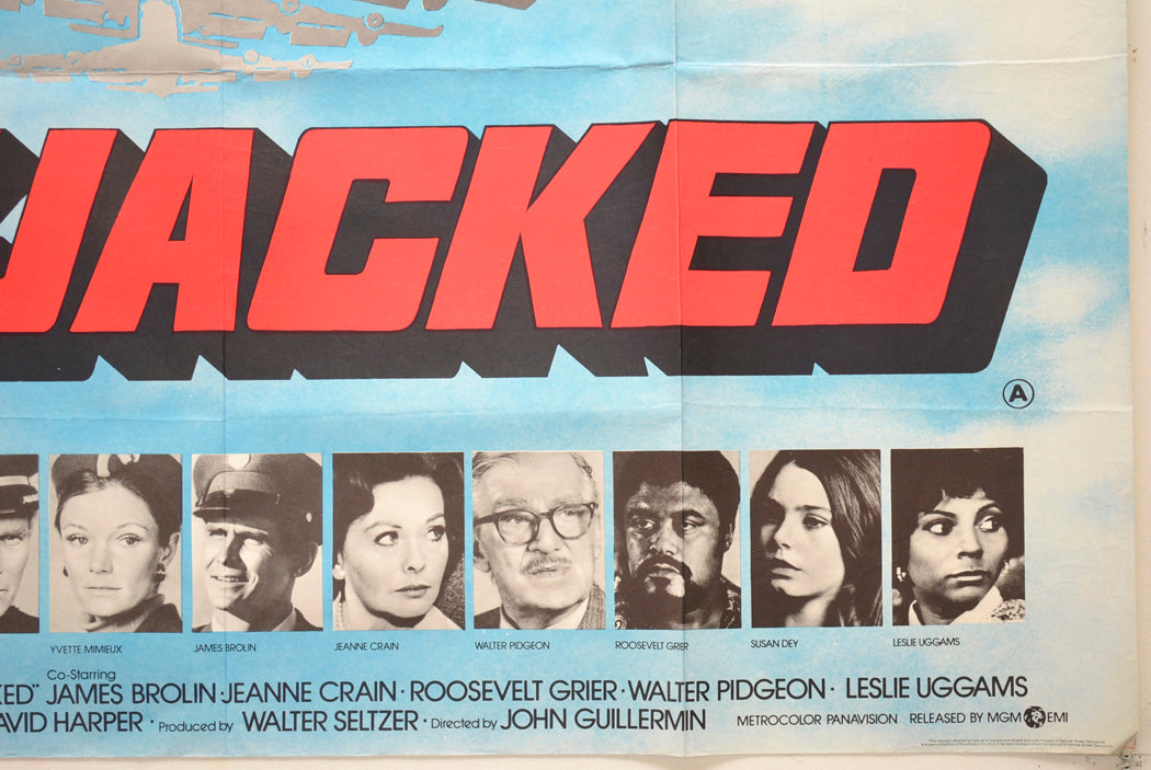 SKYJACKED (Bottom Right) Cinema Quad Movie Poster