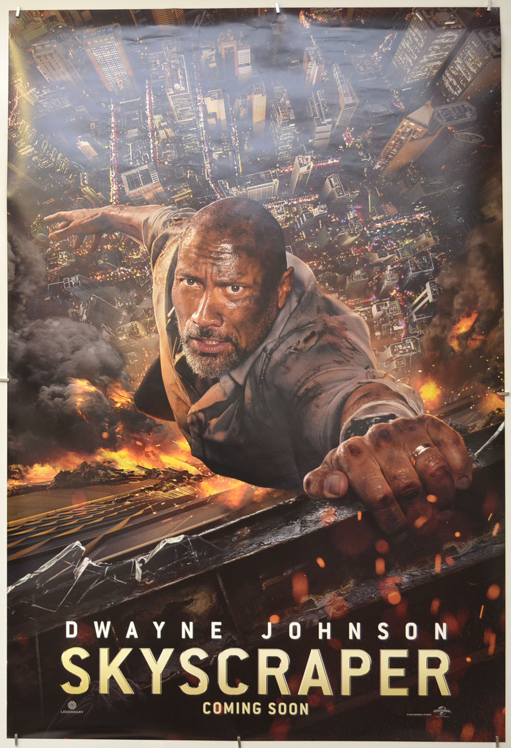 Skyscraper” (Teaser Advance Version 2) Original One Sheet Poster