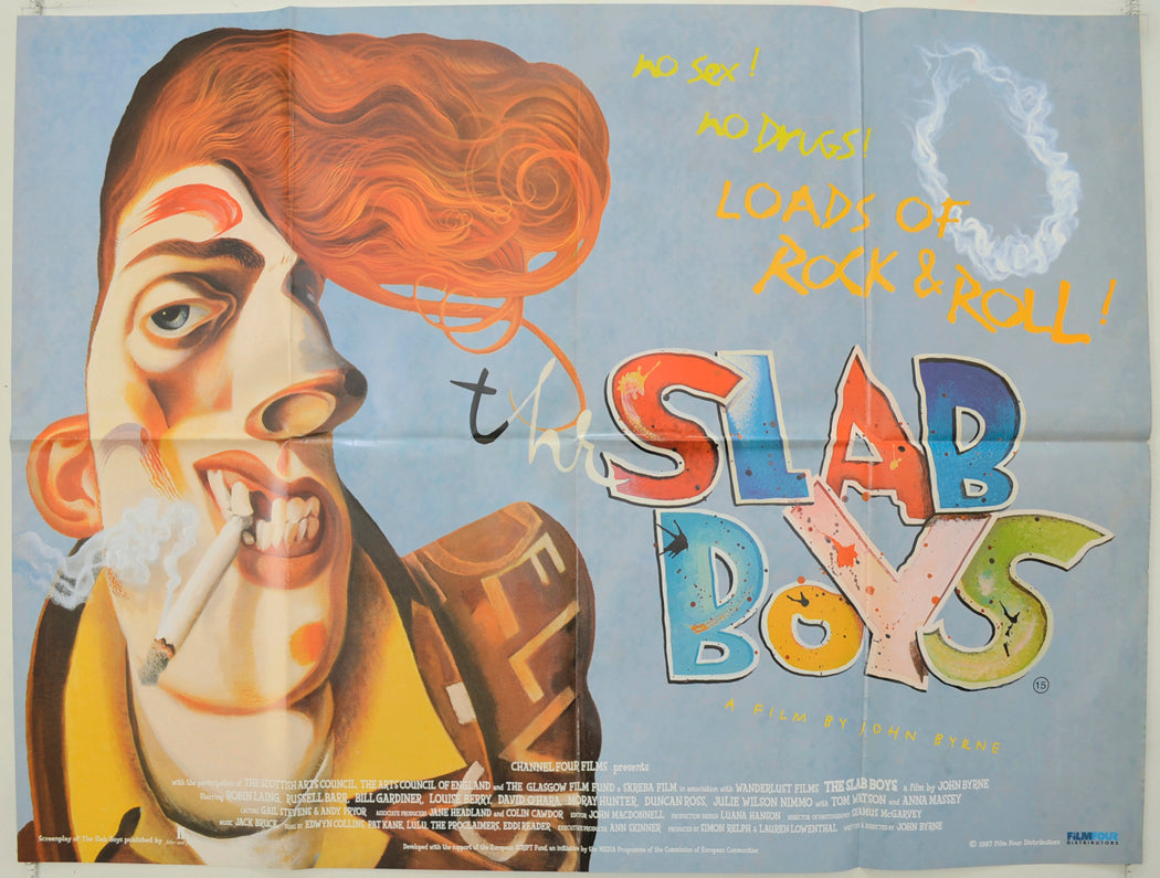 The Slab Boys Original Quad Poster - Film Poster - Movie Poster