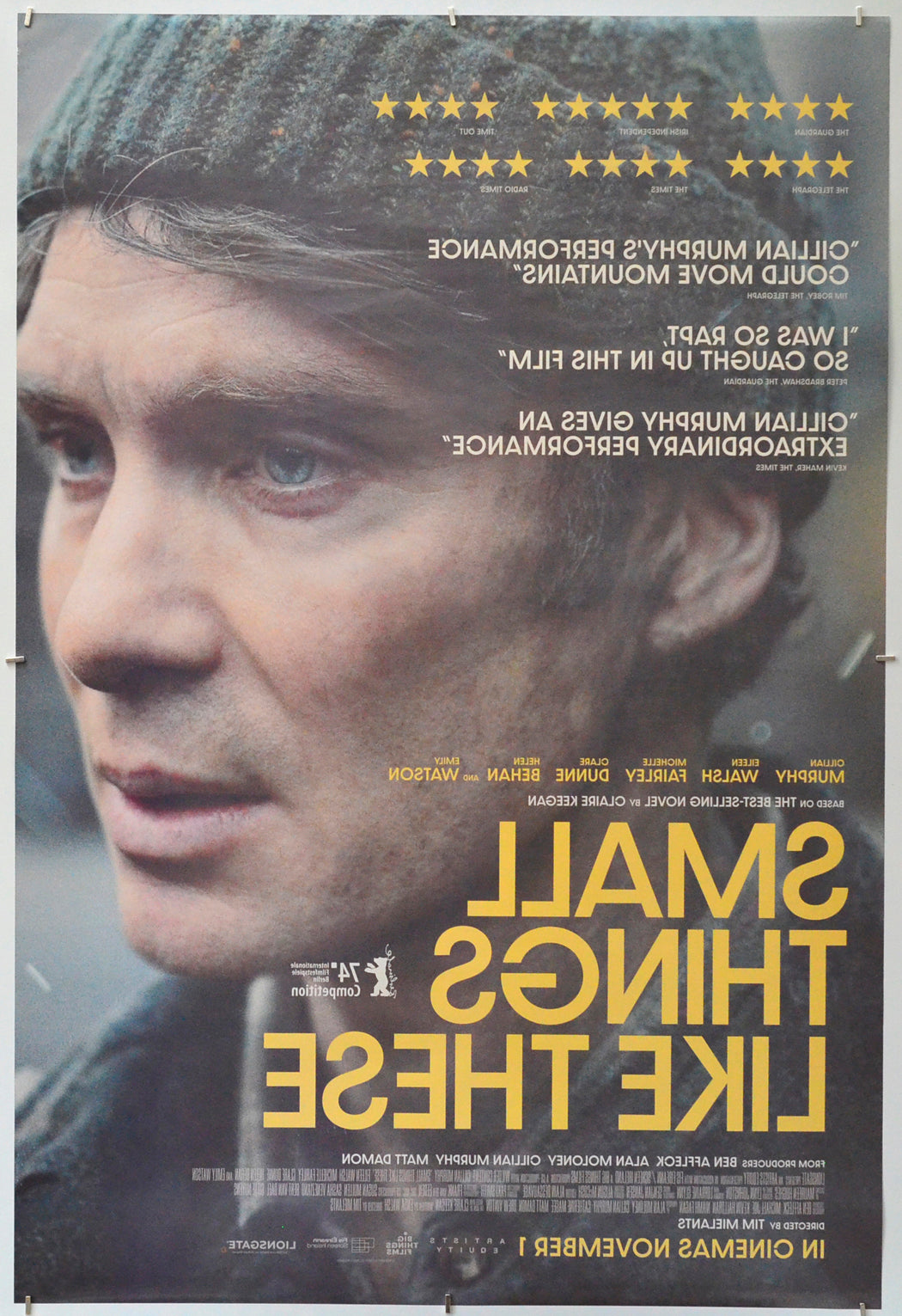 Small Things Like These (Back) Cinema One Sheet Movie Poster