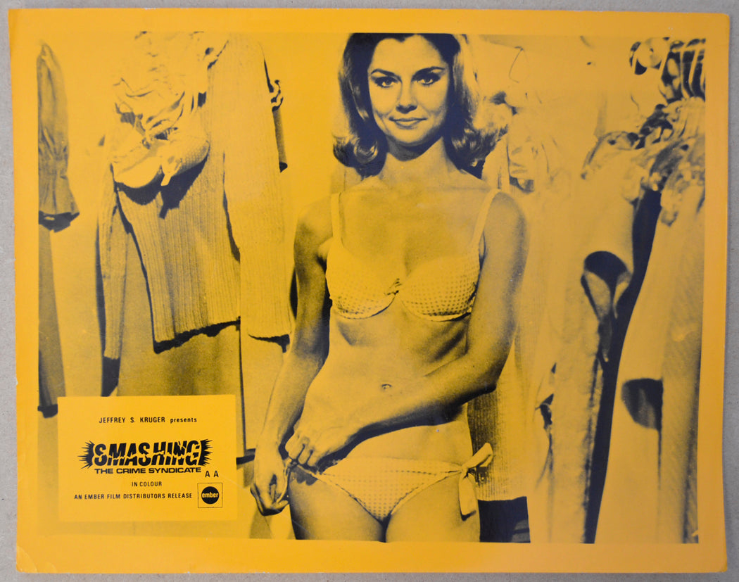 Smashing The Crime Syndicate (a.k.a. Hell's Bloody Devils) Original Black and White Front Of House Still / 8x10 Lobby Card