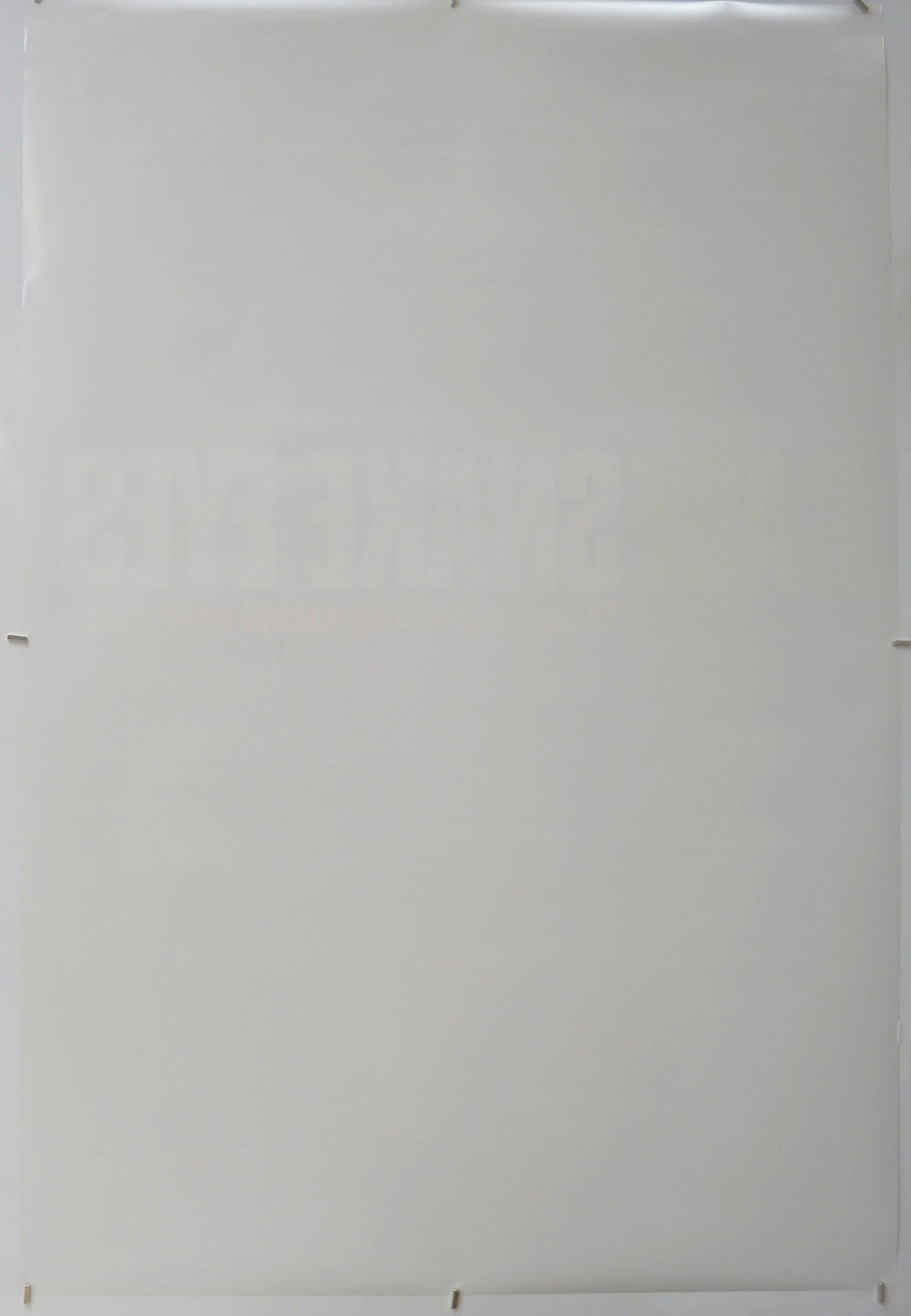 SNAKE EYES (Back) Cinema One Sheet Movie Poster