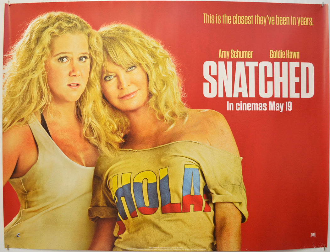 Snatched Original Quad Poster - Film Poster - Movie Poster
