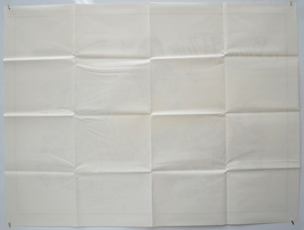 SNOW WHITE AND THE SEVEN DWARFS (Back) Cinema Quad Movie Poster