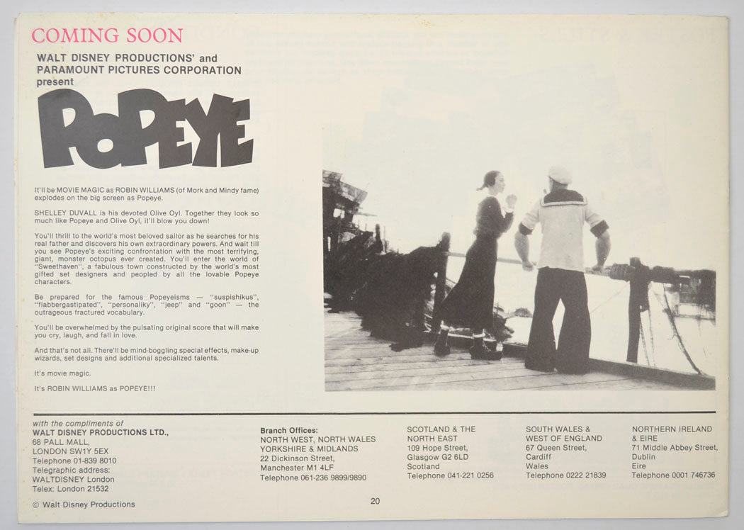 SNOW WHITE AND THE SEVEN DWARFS Cinema Exhibitors Campaign Press Book - BACK