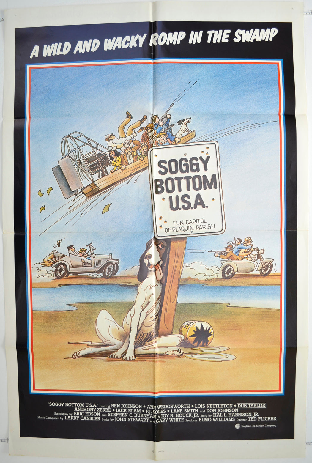 Soggy Bottom U.S.A. Original One Sheet Poster - Film Poster - Movie Poster