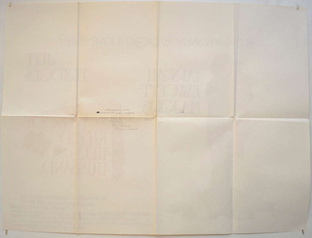 SOMEBODY KILLED HER HUSBAND (Back) Cinema Quad Movie Poster