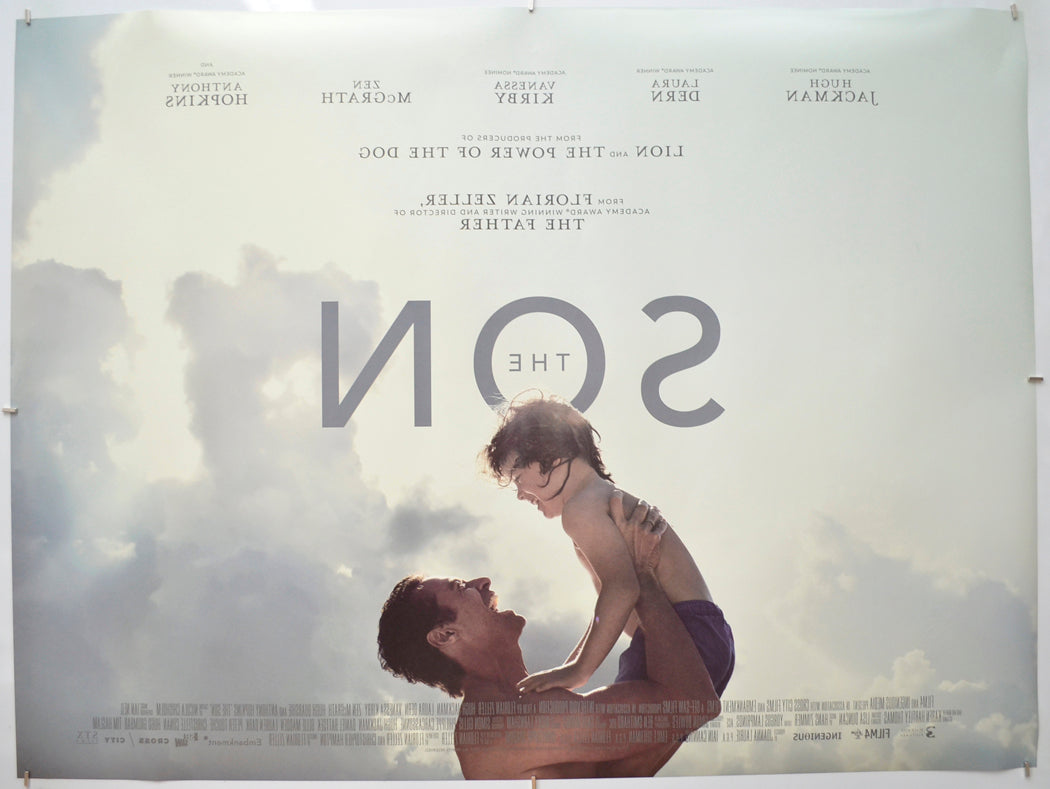 THE SON (Back) Cinema Quad Movie Poster