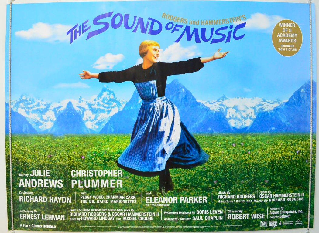 The Sound Of Music (2007 Park Circus re-release Poster) Original British Quad Poster - Film Poster - Movie Poster