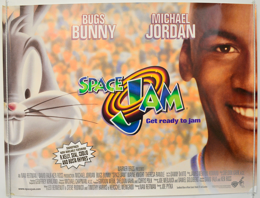 Space Jam Original Quad Poster - Film Poster - Movie Poster