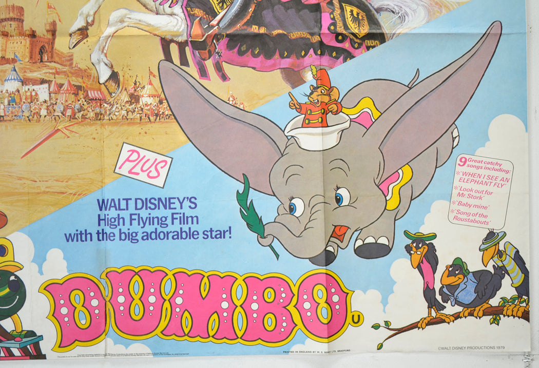 THE SPACEMAN AND KING ARTHUR / DUMBO (Bottom Right) Cinema Quad Movie Poster