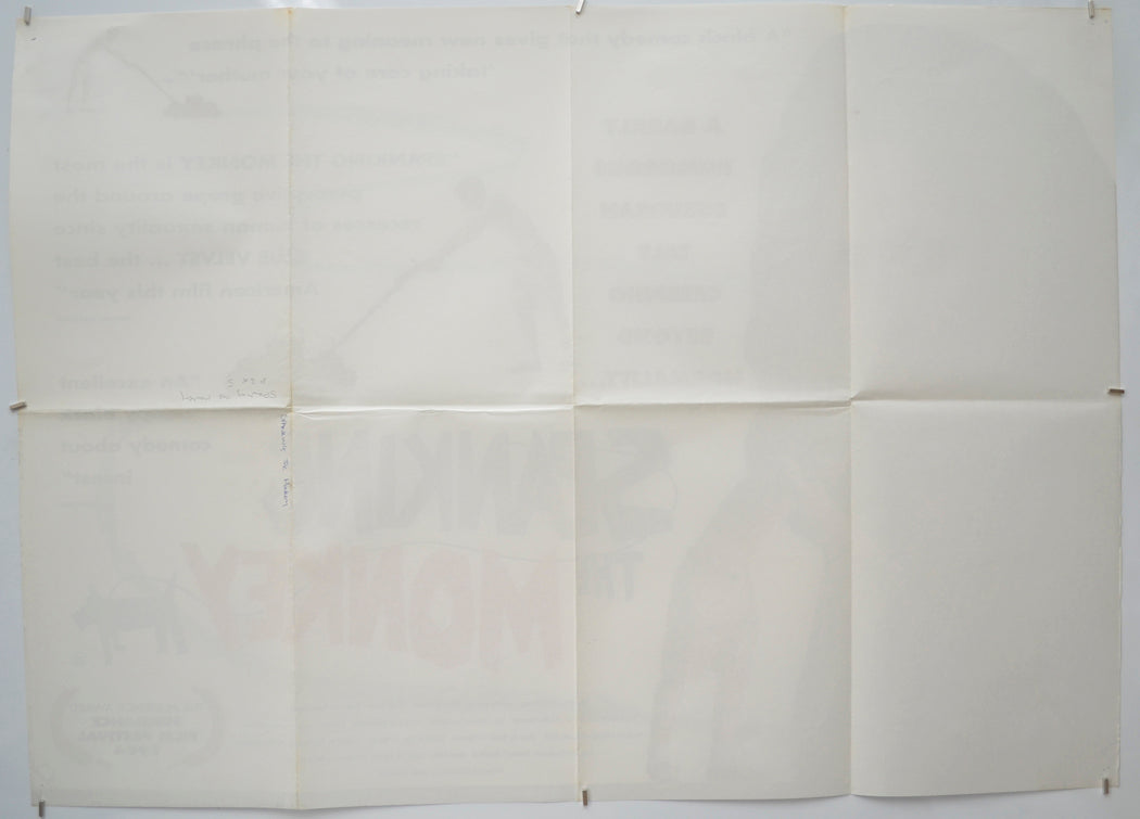 SPANKING THE MONKEY (Back) Cinema Quad Movie Poster