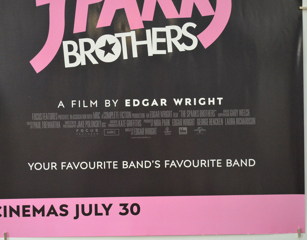 THE SPARKS BROTHERS (Bottom Right) Cinema Quad Movie Poster