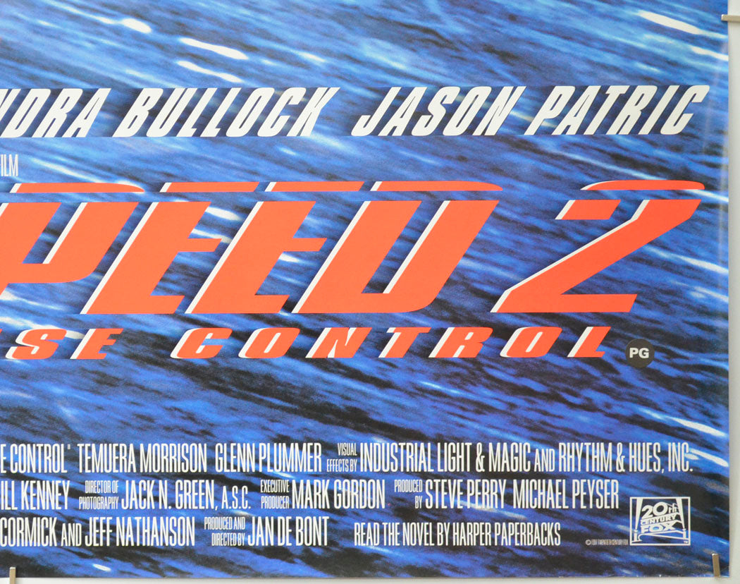 SPEED 2 : CRUISE CONTROL (Bottom Right) Cinema Quad Movie Poster