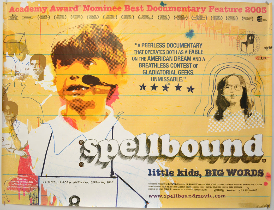 Spellbound Original Quad Poster - Film Poster - Movie Poster