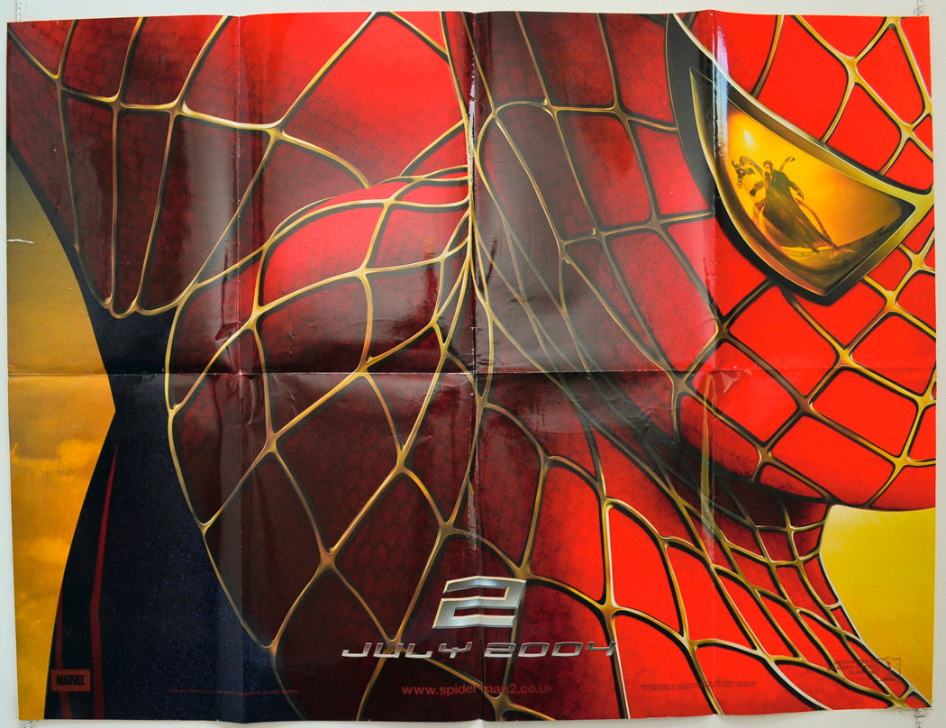 Spider-Man 2 (Teaser / Advance Version) Original Quad Poster - Film Poster - Movie Poster