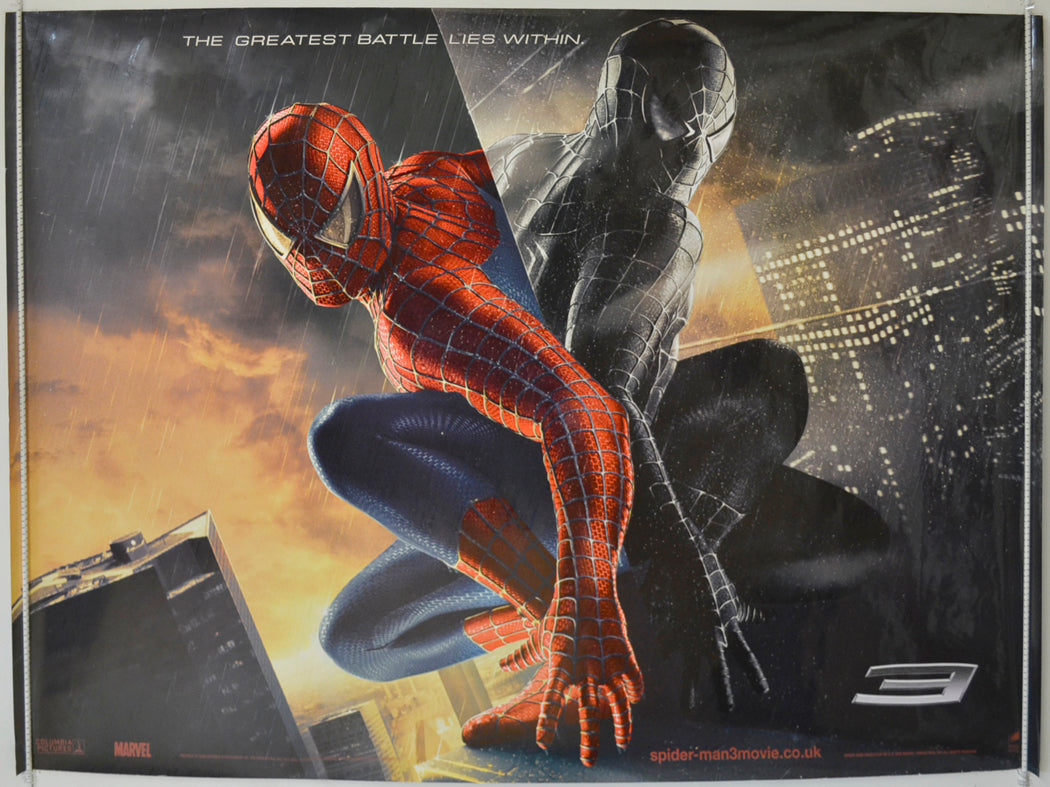 Spider-Man 3 (Teaser / Advance Version) Original Quad Poster - Film Poster - Movie Poster