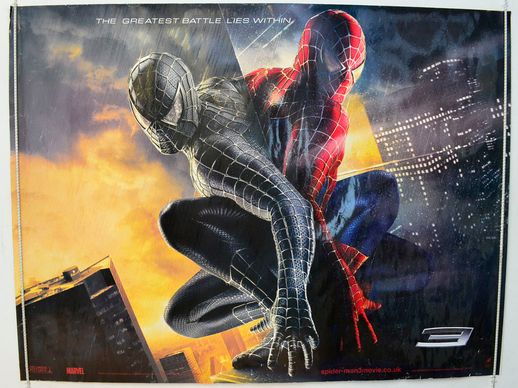 Spider-Man 3 (a.k.a. Spiderman 3) <br> (Teaser / Advance Version) Original British Quad Poster - Film Poster - Movie Poster
