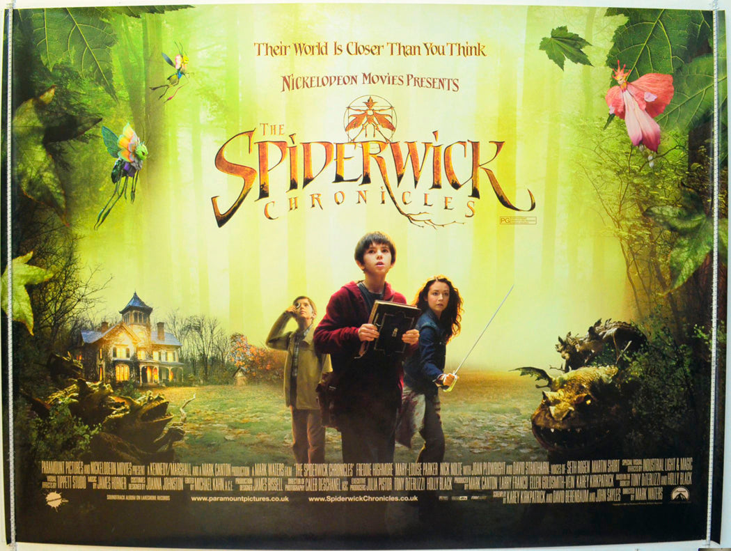 The Spiderwick Chronicles Original British Quad Poster - Film Poster - Movie Poster