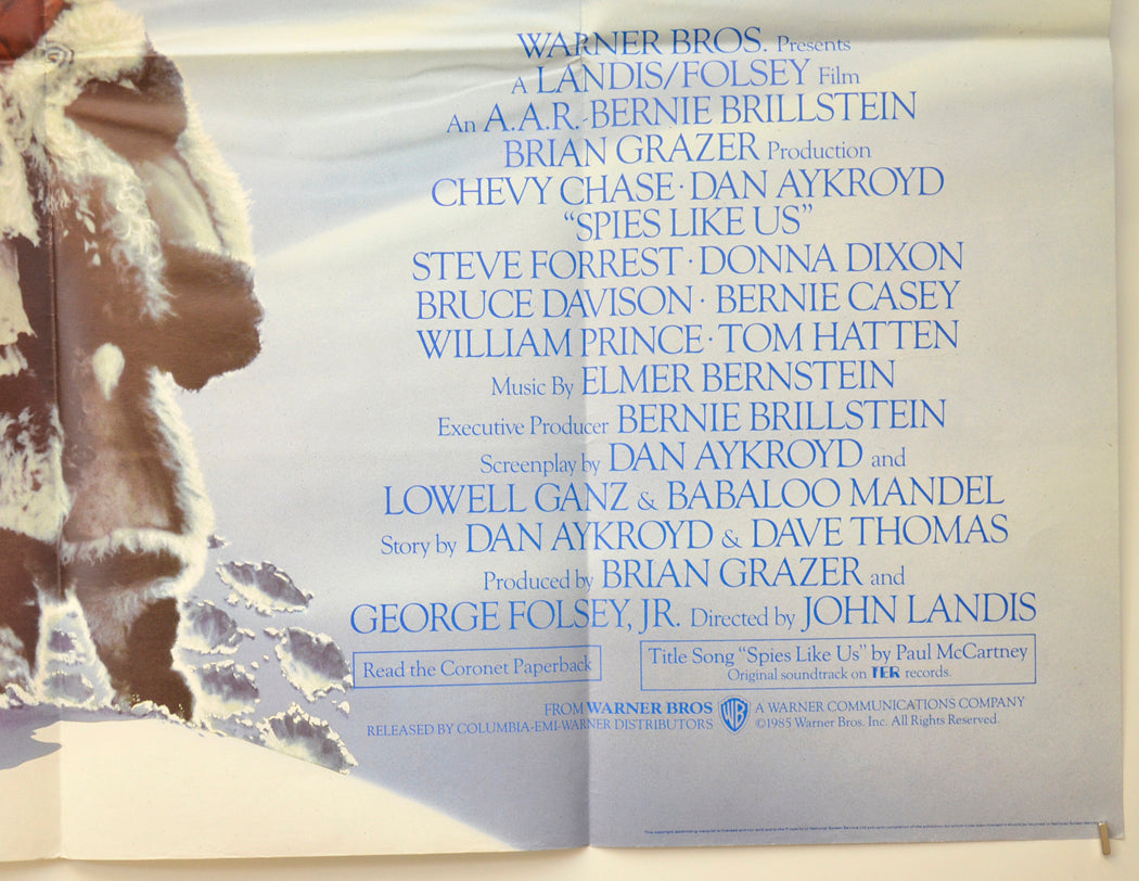 SPIES LIKE US (Bottom Right) Cinema Quad Movie Poster