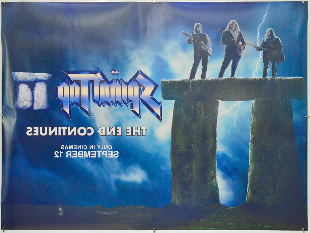 Spinal Tap II: The End Continues (Back) Cinema Quad Movie Poster