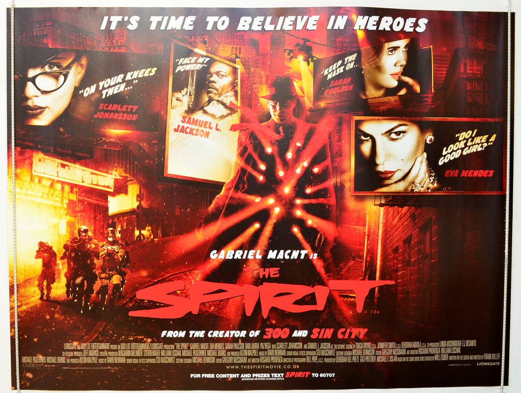 The Spirit Original British Quad Poster - Film Poster - Movie Poster