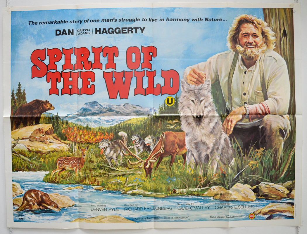 Spirit Of The Wild Original British Quad Poster - Film Poster - Movie Poster