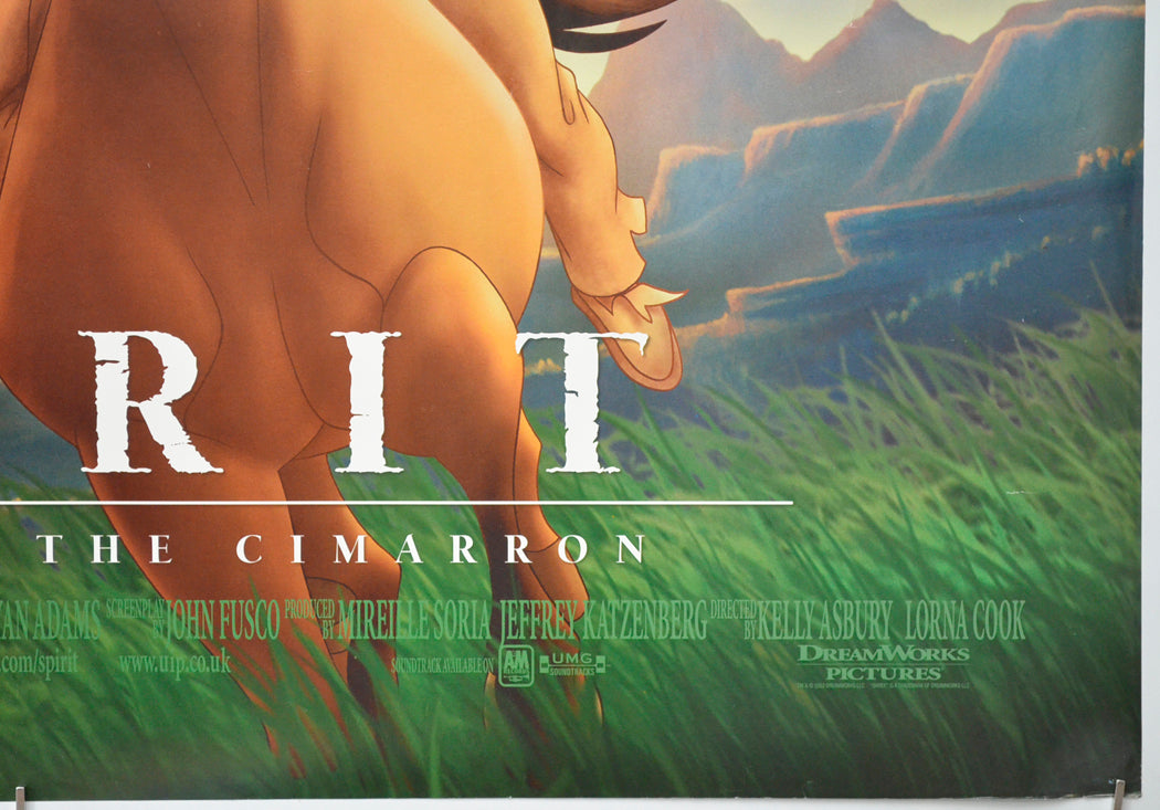 SPIRIT : STALLION OF THE CIMARRON (Bottom Right) Cinema Quad Movie Poster