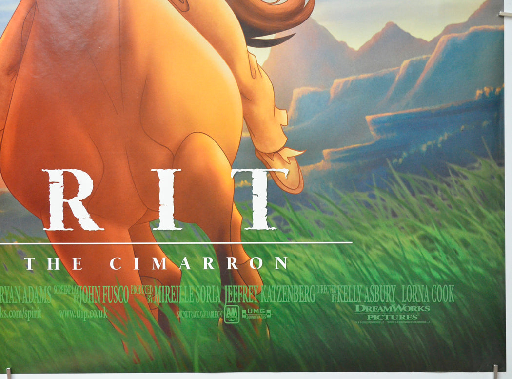 SPIRIT : STALLION OF THE CIMARRON (Bottom Right) Cinema Quad Movie Poster