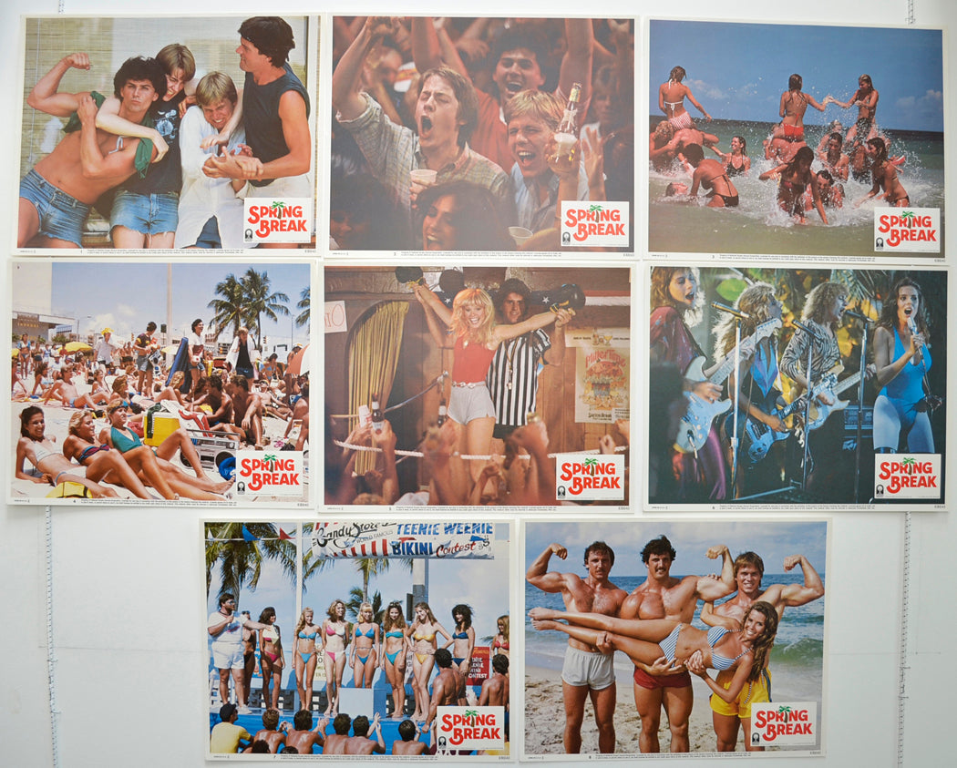 Spring Break Set of 8 Original Cinema Lobby Cards