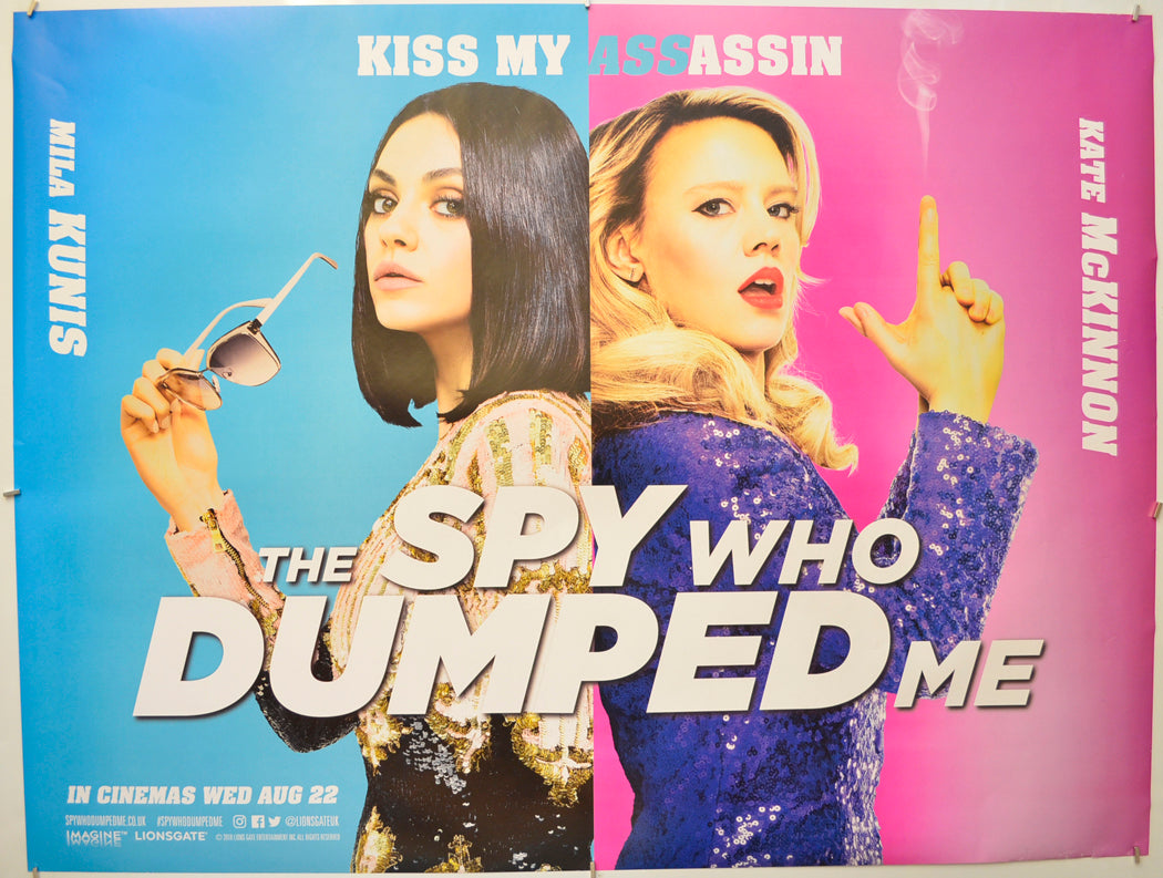 The Spy Who Dumped Me (Teaser / Advance Version) Original Quad Poster - Film Poster - Movie Poster