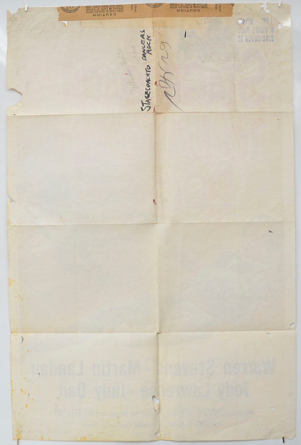 STAGECOACH TO DANCERS ROCK (Back) Cinema One Sheet Movie Poster